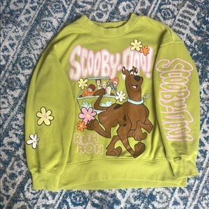 H&M Kids Scooby-Doo Sweatshirt - Lime Green